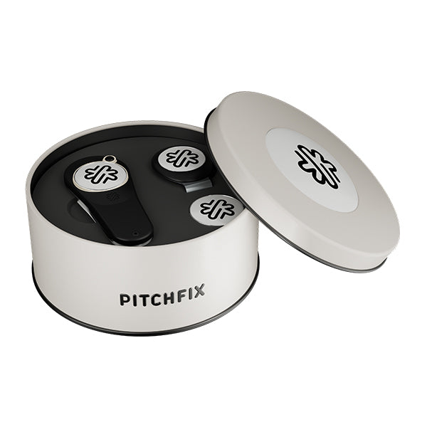 New Round Golf Gift Tin with New Original and Hat Clip