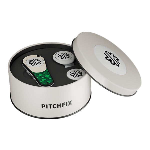 New Round Golf Gift Tin with Ultima and Hat Clip