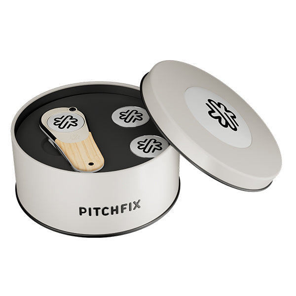New Round Golf Gift Tin with Woodie and Ballmarker