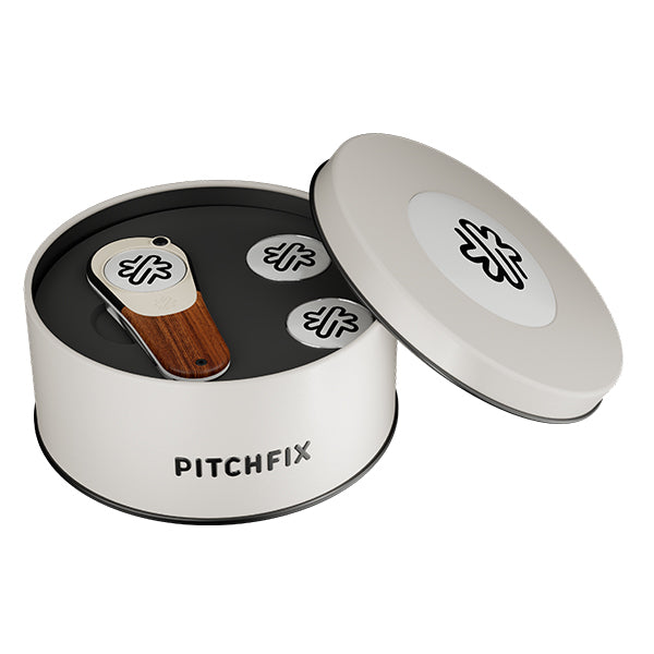 New Round Golf Gift Tin with Woodie and Ballmarker