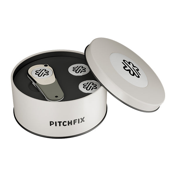 New Round Golf Gift Tin with Icon and Ballmarker
