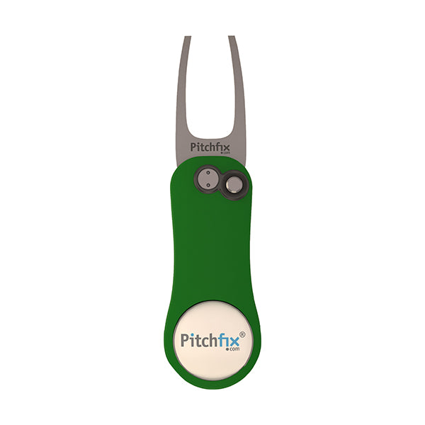Green Pitchfix Original 2.0 Divot Tool