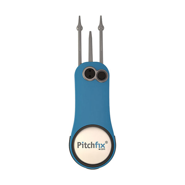 Light Blue Pitchfix Fusion2.5 Divot Tool
