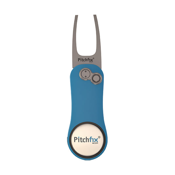 Light Blue Pitchfix Hybrid2.0 Divot Tool