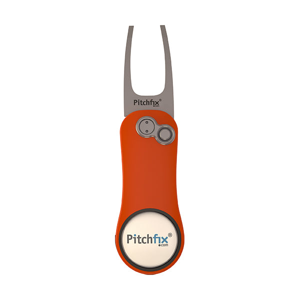 Orange Pitchfix Hybrid2.0 Divot Tool